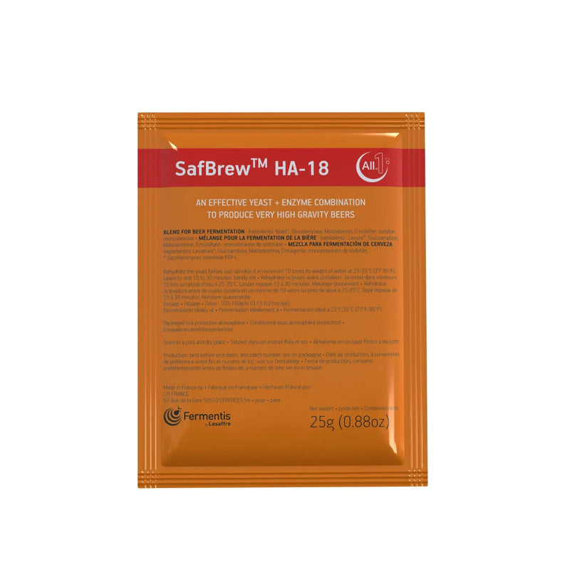SafBrew HA-18All in 1 Yeast and Enzyme - 25g