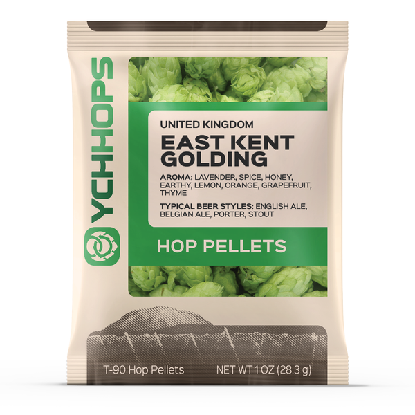 UK EAST KENT GOLDING HOP PELLETS 1 LB