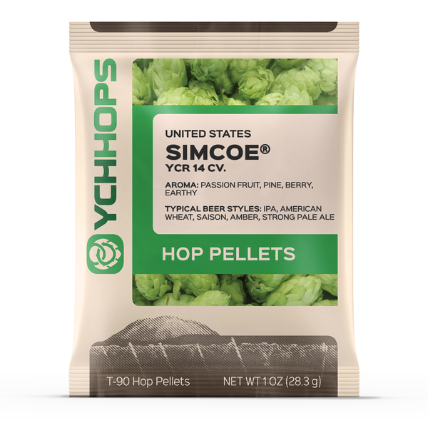 US SIMCOE HOP PELLETS 1LB