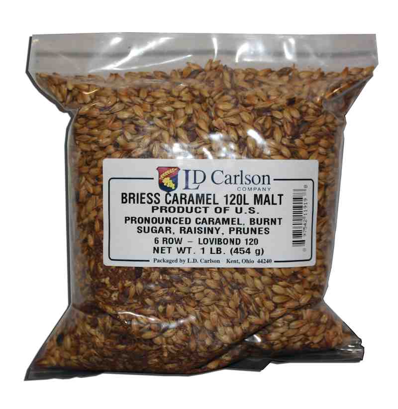 BRIESS CARAMEL 120L MALT 1 LB