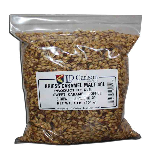 BRIESS CARAMEL 40L MALT 1 LB