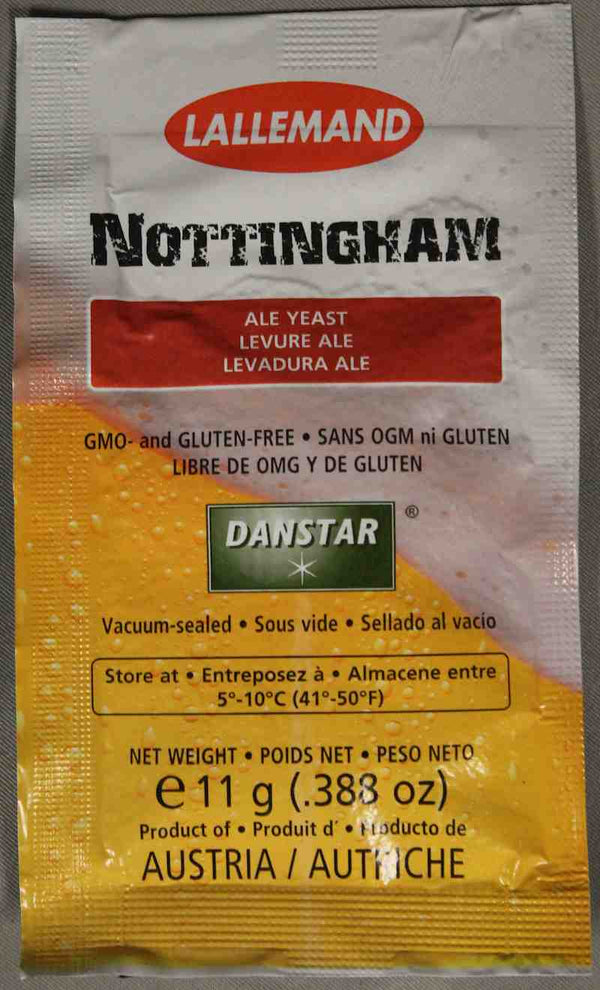 LALLEMAND NOTTINGHAM ALE BREWING YEAST 11 GRAM