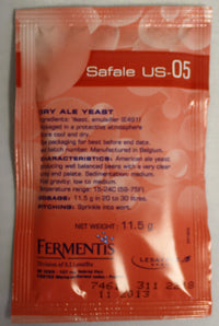 SAFALE US-05 DRY ALE YEAST 11.5 GRAMS