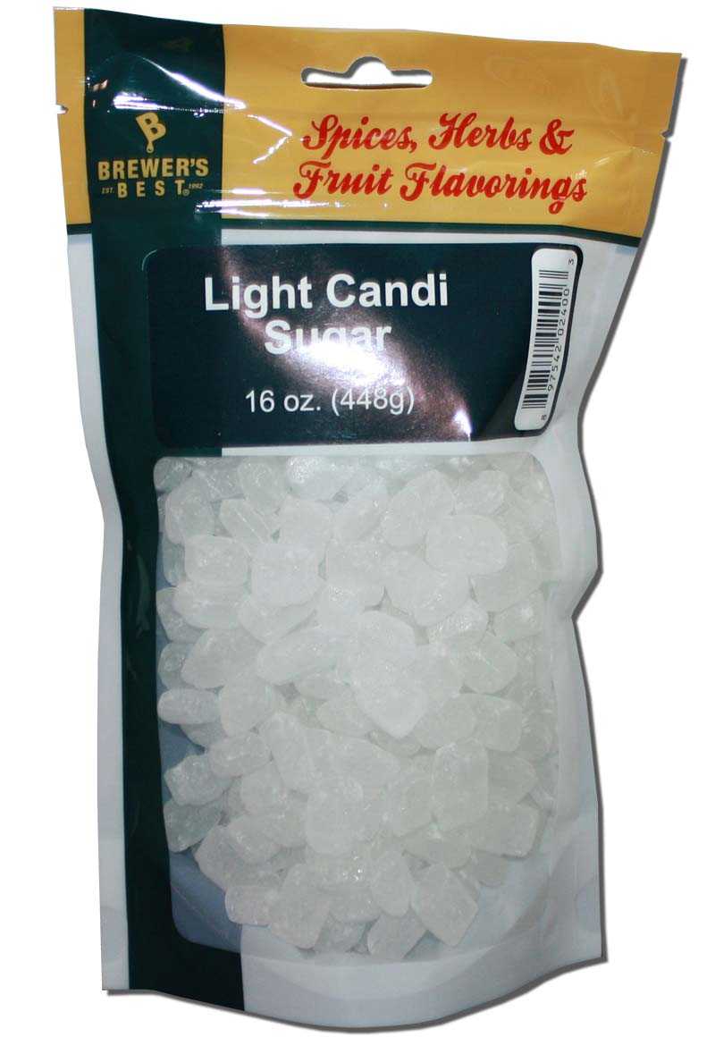 BREWER'S BEST LIGHT BELGIAN CANDI SUGAR 1 LB