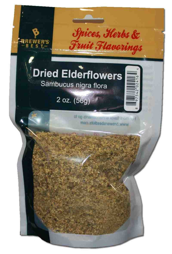 BREWER'S BEST DRIED ELDER- FLOWERS 2 OZ