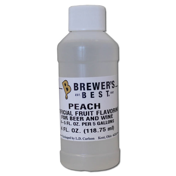 PEACH FLAVORING EXTRACT 4 OZ ARTIFICIAL FLAVORS