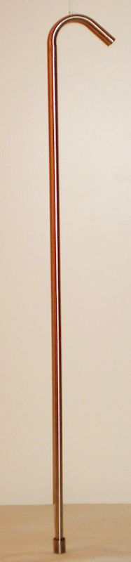 30" STAINLESS STEEL RACKING CANE WITH STAINLESS STEEL TIP