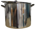 20 QT STAINLESS STEEL BREWING POT WITH LID