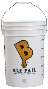 "ALE PAIL" 6.5 GALLON BOTTLING BUCKET WITH 1" HOLE (WITHOUT LID)