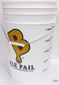 "ALE PAIL" 6.5 GALLON FERMENTING BUCKET (WITHOUT LID)