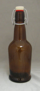 16 OZ AMBER E.Z. CAP BOTTLES 12-CASE