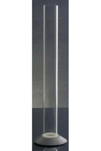12" PLASTIC HYDROMETER TEST JAR WITH SCREW OFF BASE