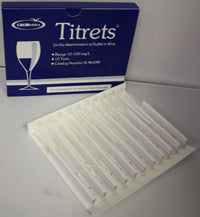 TITRETS (SULPHUR TEST KIT) 10 PER BOX