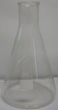 ERLENMEYER FLASK 1000ML ACCOMMODATES #7 1-2 STOPPER