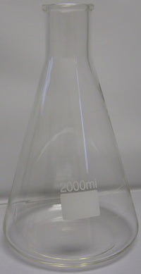 ERLENMEYER FLASK 2000ML ACCOMMODATES #9 1-2 STOPPER