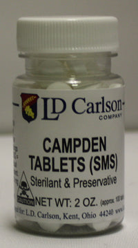 SODIUM CAMPDEN TABLETS 100 COUNT