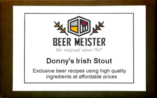 DONNY'S IRISH STOUT