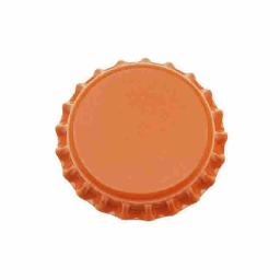 ORANGE CROWN CAPS W- OXY-LINER 144-BAG