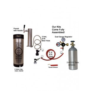 1 FAUCET TOWER ECONOMY KIT WITH CORNELIUS/FIRESTONE KEG