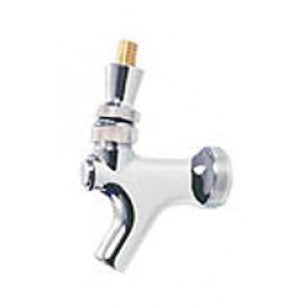 BEER FAUCET, CHROME, BRASS LEVER