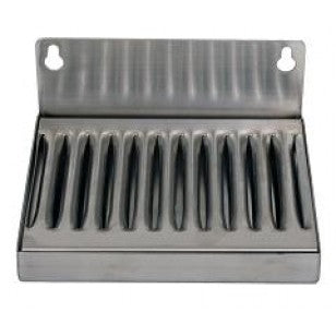 6 X 4 STAINLESS STEEL DRIP TRAY WITH BACK SPLASH