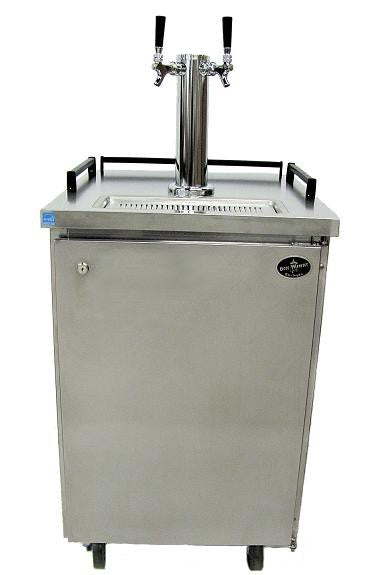 DUAL TOWER STAINLESS EXTERIOR INDOOR/OUTDOOR- PROFESSIONAL SERIES HOMEBREW (KEGS NOT INCLUDED)