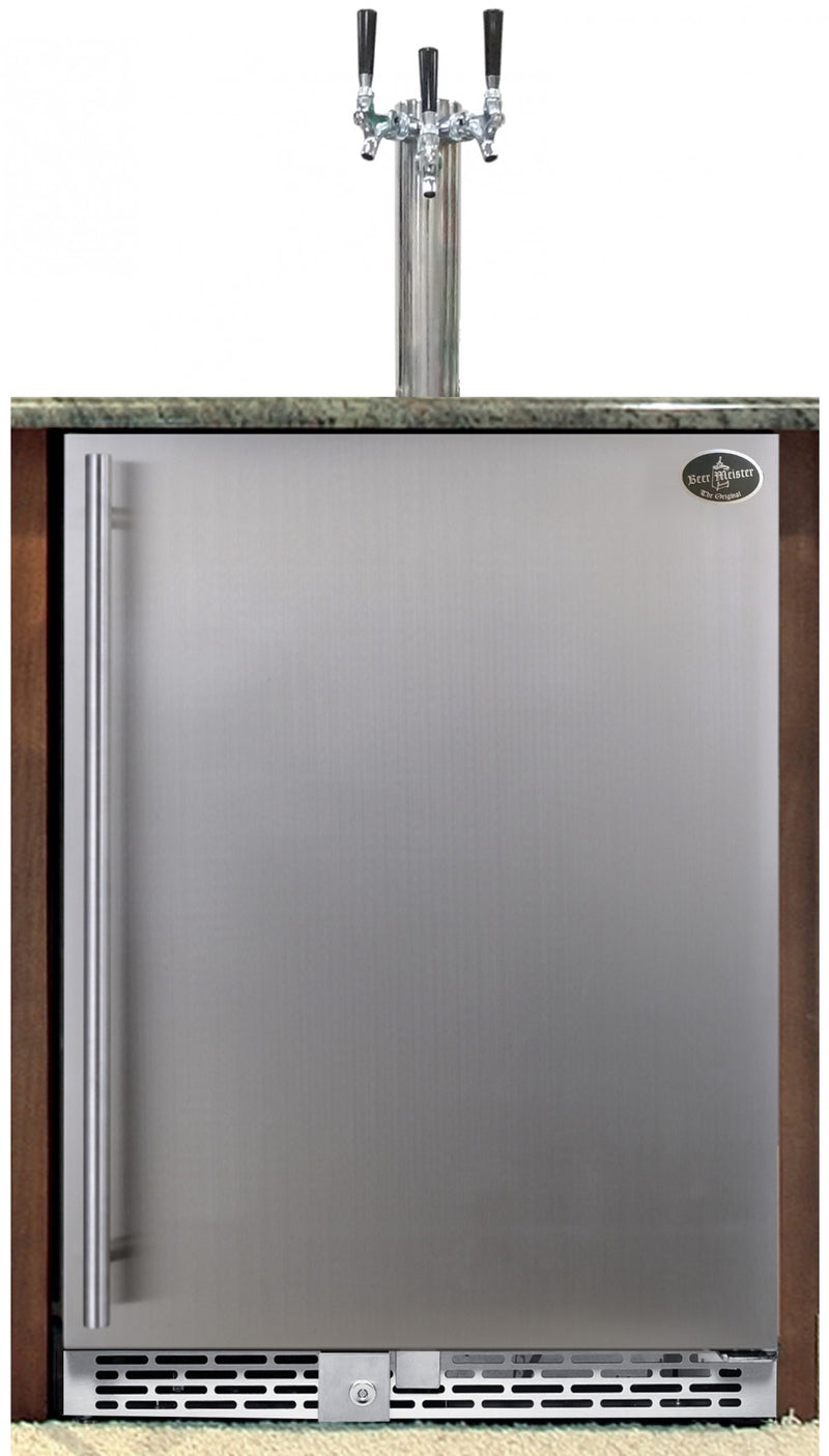 Stainless Steel 5-Faucet Draft Beer Tower – Air Cooled – Made In USA – Quality Equipment TT5CR