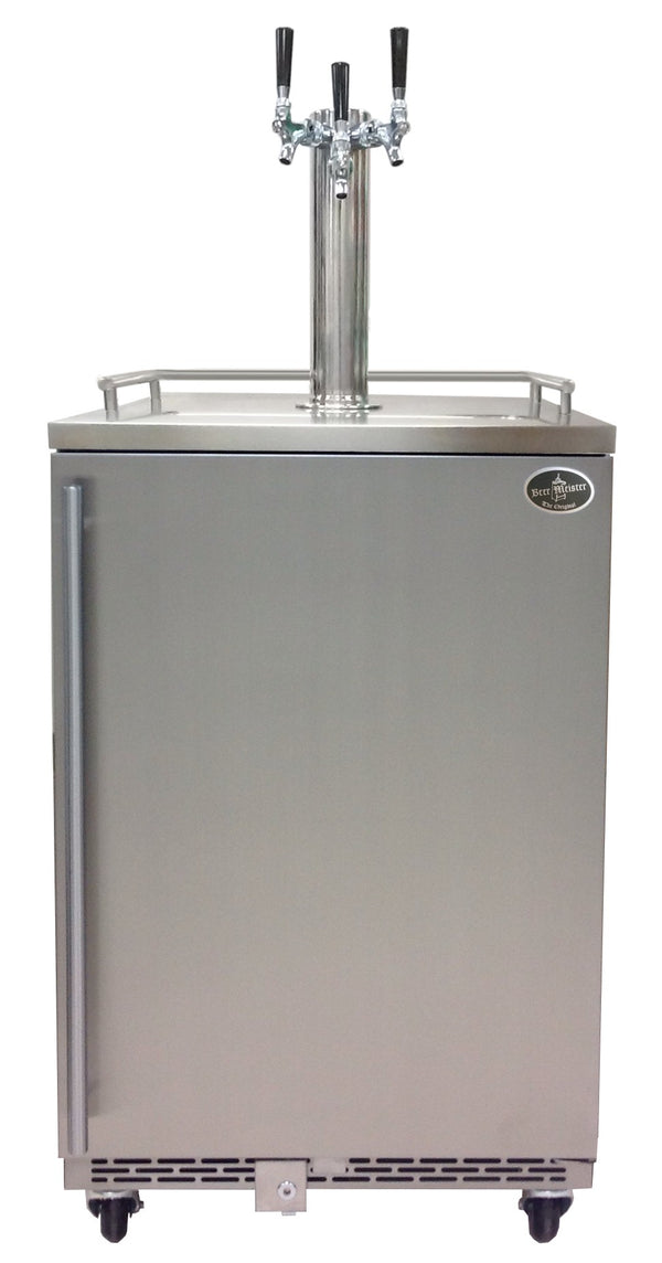 TRIPLE TOWER WITH STAINLESS STEEL DOOR HOMEBREW- PREMIUM SERIES (NO KEGS INCLUDED)